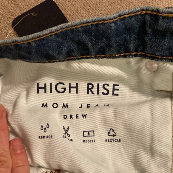 Lucky Brand High Rise Mom Jeans Drew size 14 - Picture 7 of 9